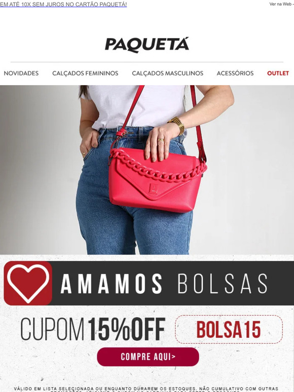 ﻿👜 Cupom pra quem AMA bolsas ﻿😍