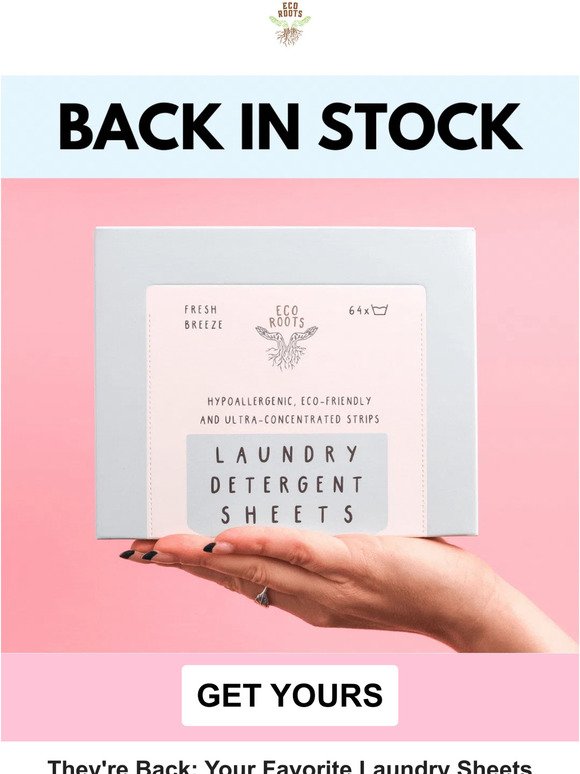 They're Back: Laundry Detergent Sheets