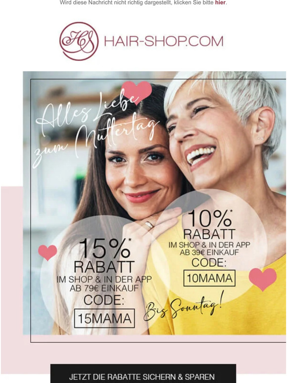 ❤️ Alles Liebe & 15% zum Muttertag! ❤️