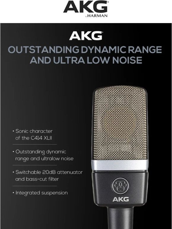 AKG's Finest Microphone: C214 at $66 off!