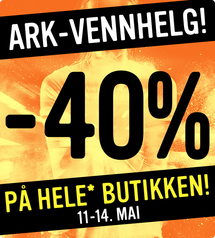 ARK-vennhelg -40% på hele* butikken til alle ARK-venner