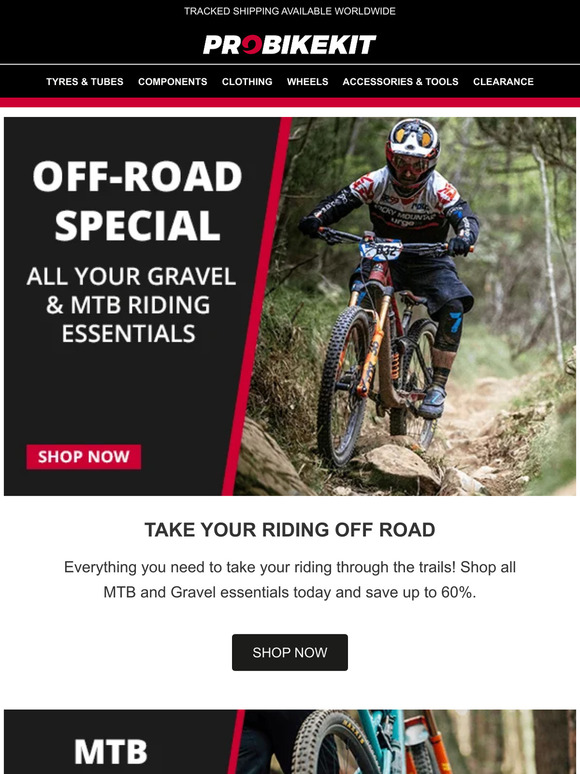 Gravel & MTB Savings!