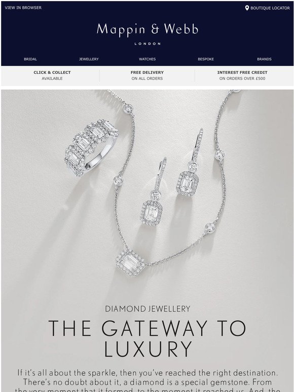 Sparkle With Our Luxury Diamond Jewellery