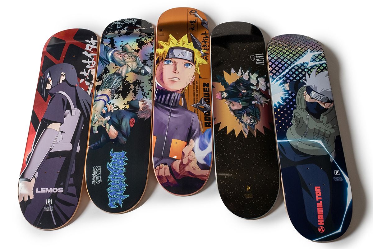 Primitive Skate: Naruto Shippuden Decks | Milled