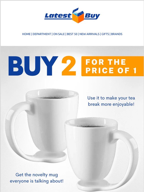 ... Buy 2 for the Price of 1 Floating Mug ☕