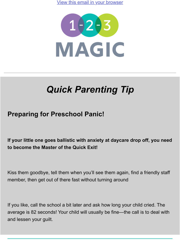 1-2-3 Magic: FREE All About ADHD Seminar
