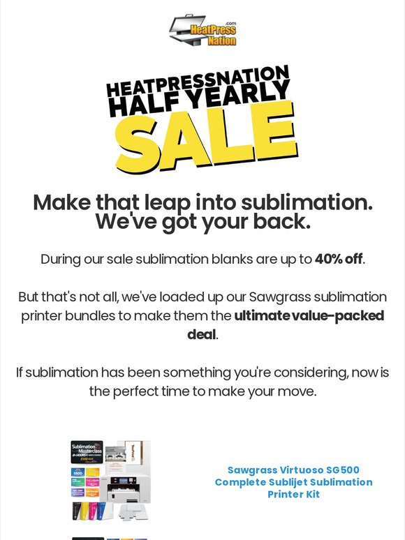 heat press nation: We've Given You Early Access to Black Friday Savings