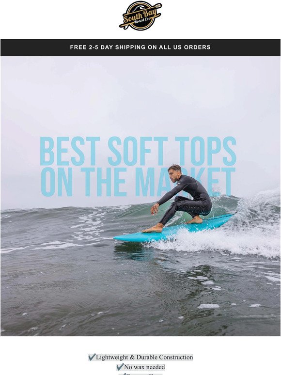 The World's Best Soft Top Surfboards are here! 🏄‍♀️