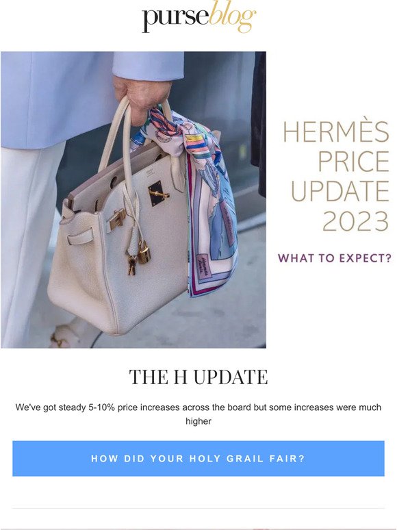 You've Purchased Your Holy Grail, Now What? - PurseBlog