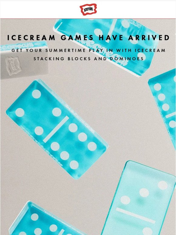 JUST DROPPED: ICECREAM SUMMER GAMES