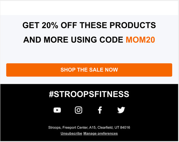 Stroops Mother's Day Sale Is Still Going Get 20% OFF Sitewide