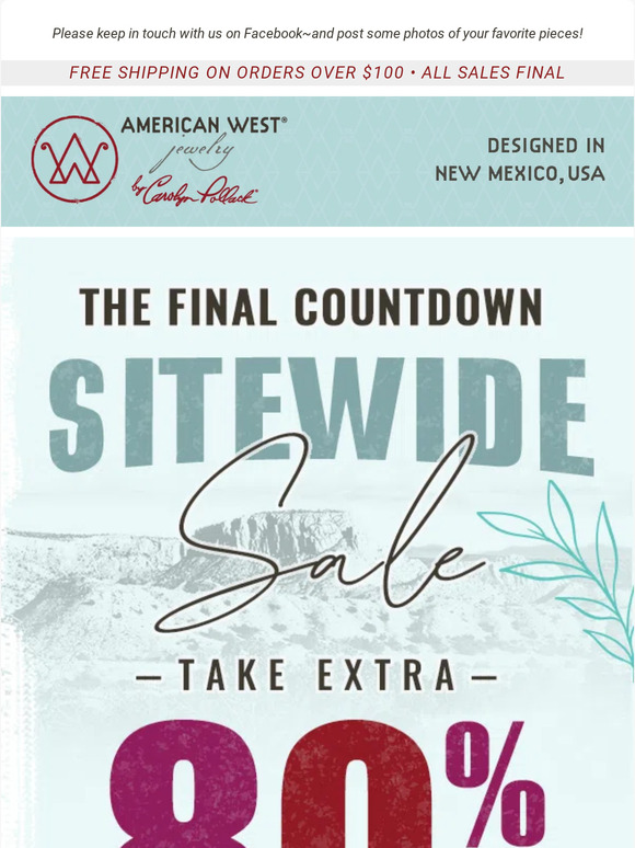 We’re ⏳ Counting the days AND the Inventory ~Take 80% OFF our Final Quantities NOW and Pay Later with PayPal!