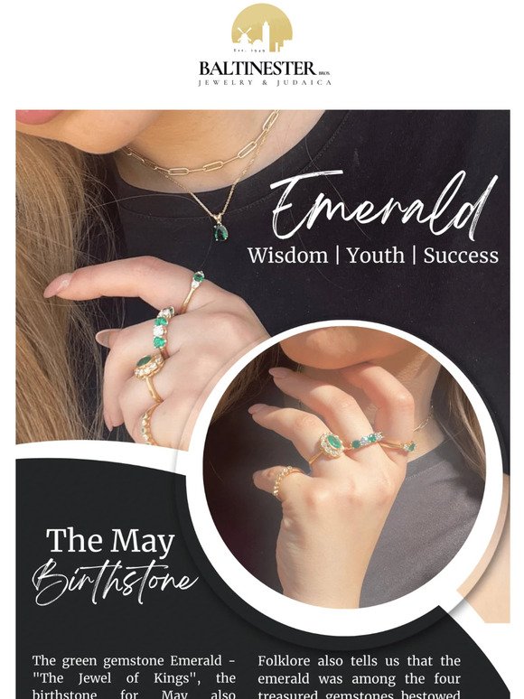 Exclusive Emerald designs - now in store!