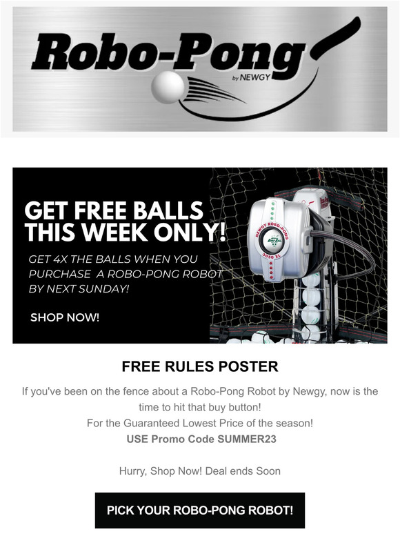 Sizzling Summer 23 10% OFF Robots