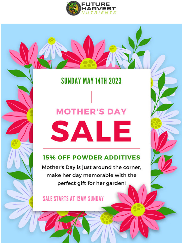 Mother's Day Sale!