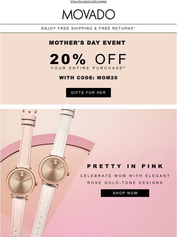 Pretty in Pink: 20% off Rose-Gold Favorites