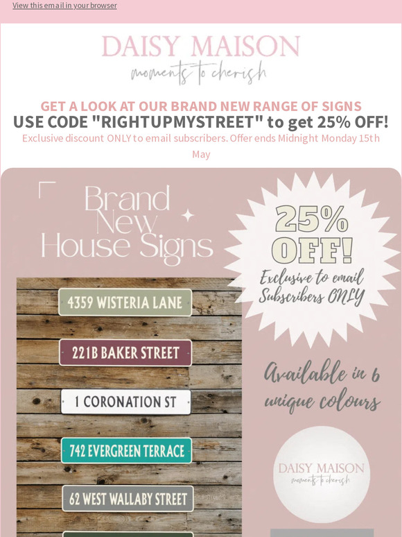 Daisy Maison INTRODUCING...😍 Milled