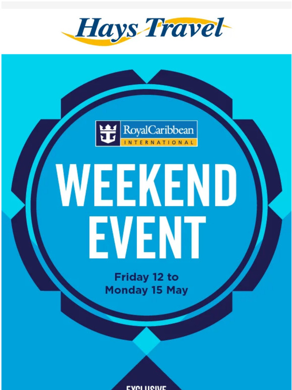 Hays Travel Exclusive 100 onboard spend with Royal Caribbean Milled