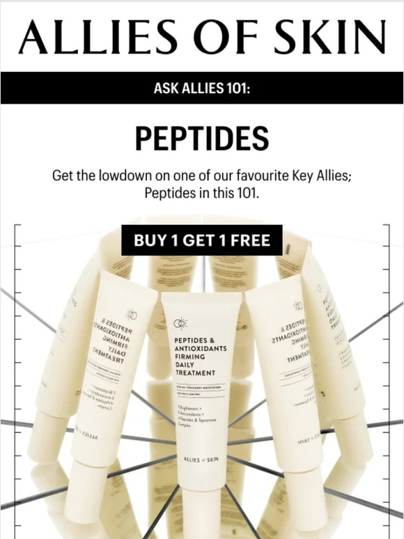 Allies of Skin: Ask Allies 101: What are peptides & their skin benefits ...