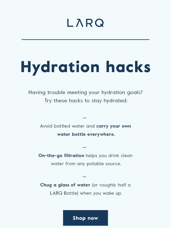 Trouble staying hydrated? 💧
