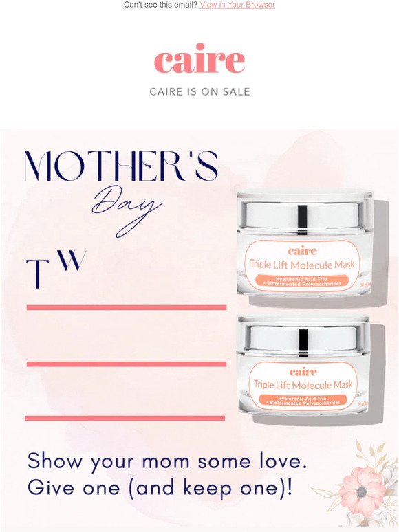 Oops! We had a Technical Glitch! Mother's Day Sale Extended