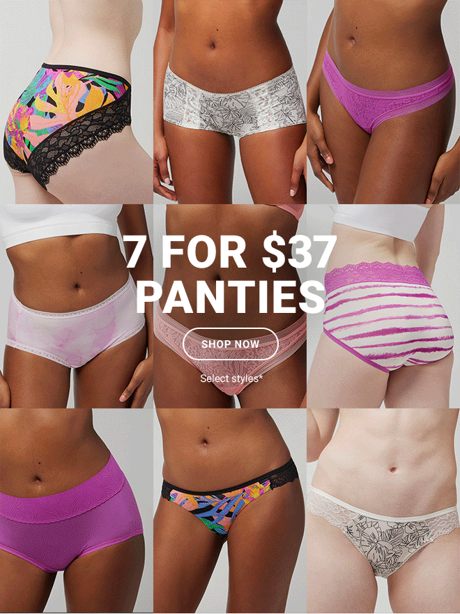 Soma Intimates: Get 7 panties for $37!