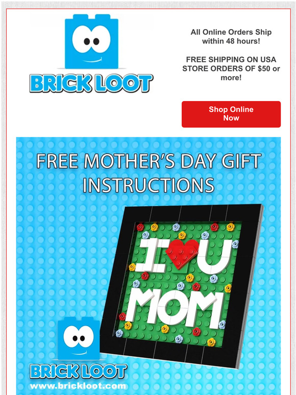 🌷FREE Mother's Day LEGO Build 🌷