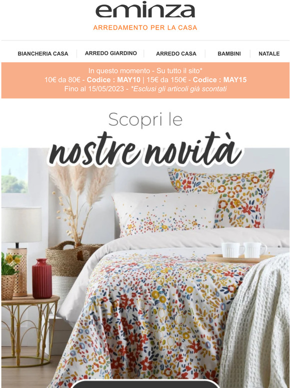 Fino a 15€ di sconto su tutto il sito