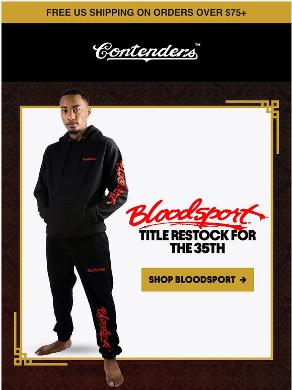 Bloodsport 35th Restock🩸Mesh Active Shorts & More!