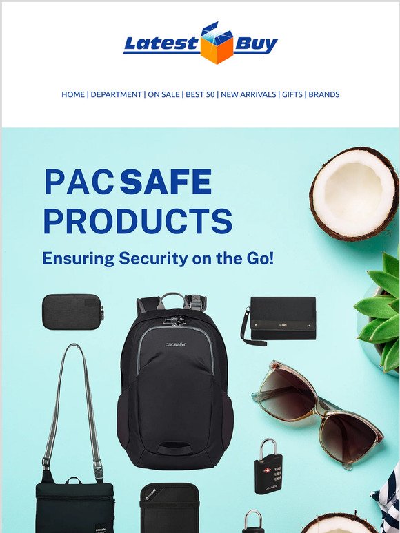 ... Ensure Your Security on the Go with Pacsafe 🎒