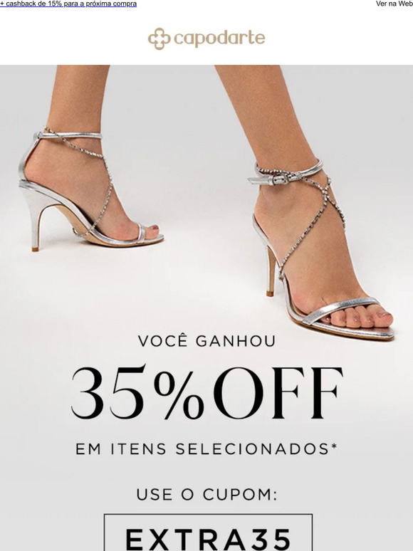 Presente especial: 35% EXTRA para usar na seleção ﻿😍