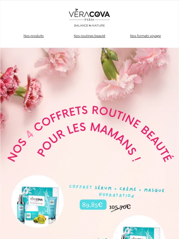 C'est bientôt la Fête des mamans ! Offrez lui notre coffret routine beauté 😍
