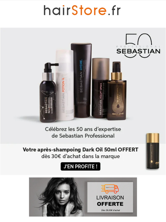 Sebastian Professional: Votre après -shampoing Dark Oil OFFERT !