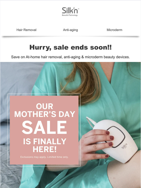 Our Mother's Day Sale is almost over!
