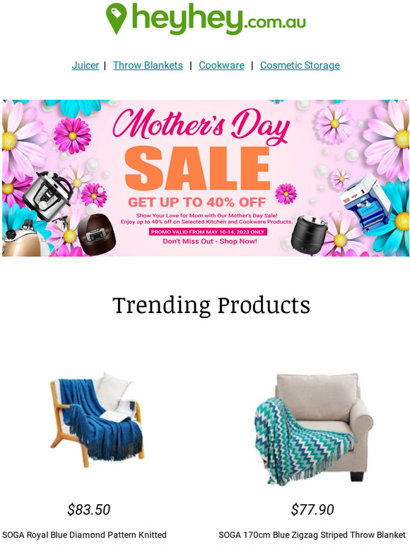 Final Hours: Mother's Day Sale Ends Today! 🛒