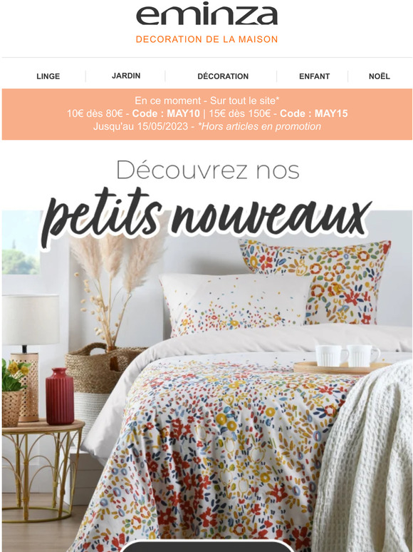 Jusqu'à 15€ de réduction sur tout le site