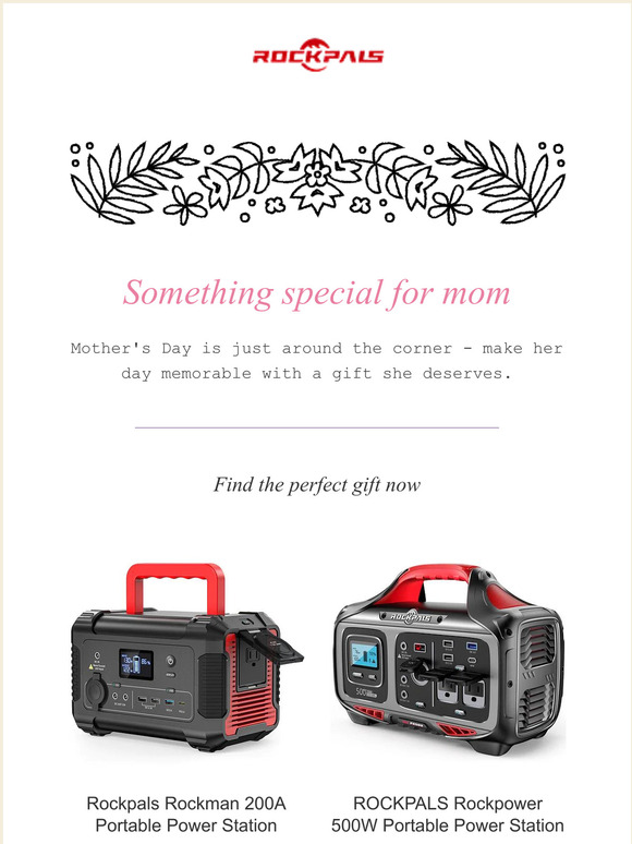 Mother's Day is almost here 💐 Only $669.99 For 1300W Power Station