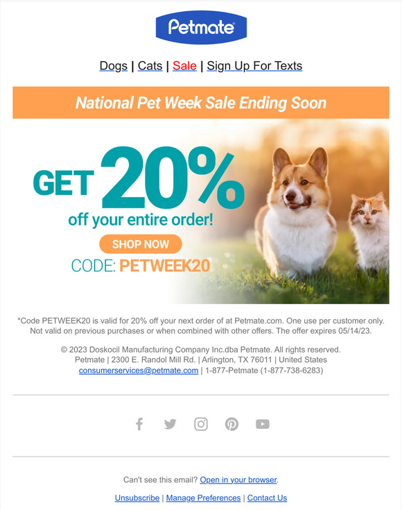 Petmate: 20% Off Brandon McMillan Dog Training Tools Now!