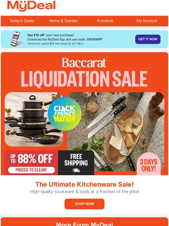 🤯 Up to 88% OFF | Baccarat Cookware Frenzy!