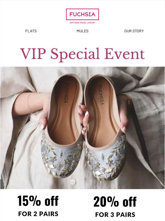 Ready, Set, Shop! VIP-Only Discount Event Starts Now!