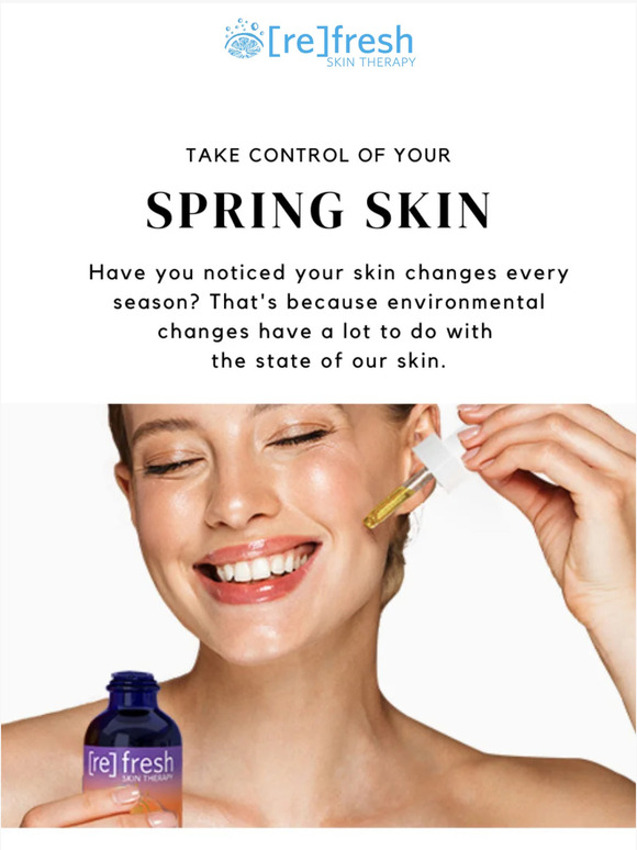 This is how spring changes your skin...