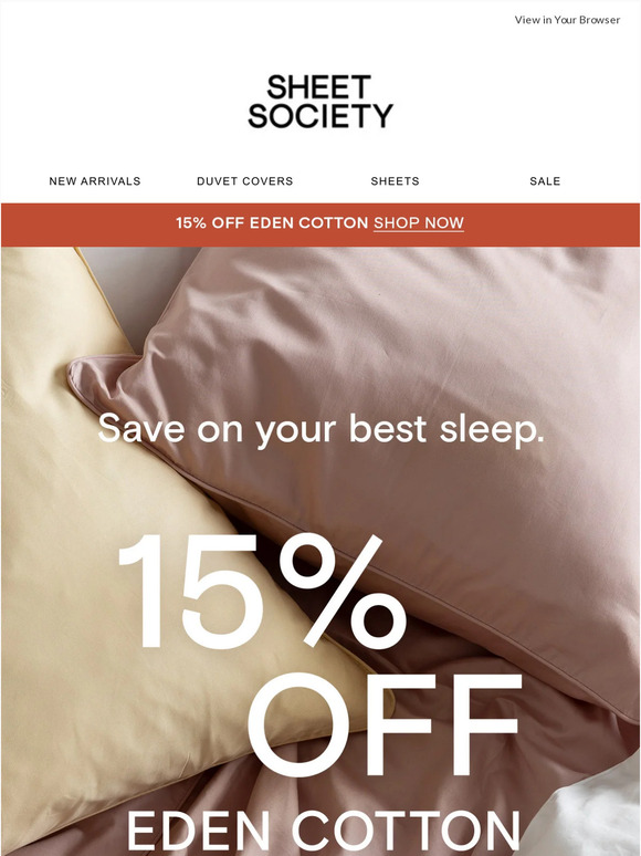 Eden Cotton | Sage Fitted Sheet | Crib | Sheet Society