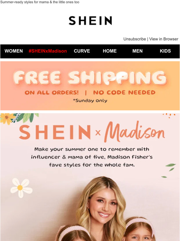 SHEIN Turn Up The Family Fun with SHEIN x Madison 👨‍👩‍👧‍👦 Milled