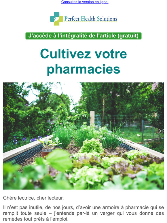 Cultivez votre pharmacies
