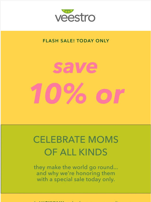 Flash sale! Up to 30% OFF today only 🙌