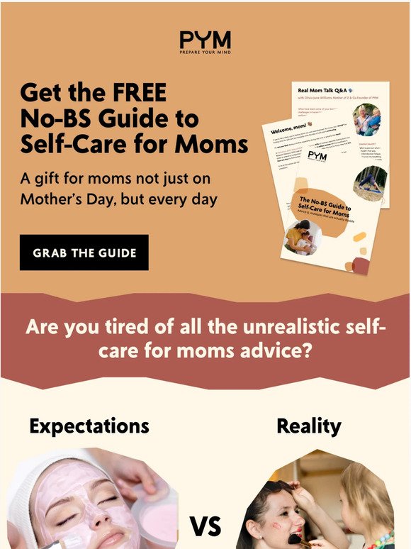 A Gift for Moms! 🌸 Realistic self-care tips