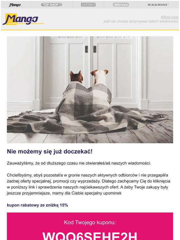 Dawno Cię u nas nie było. Sprawdź co nowego się pojawiło!