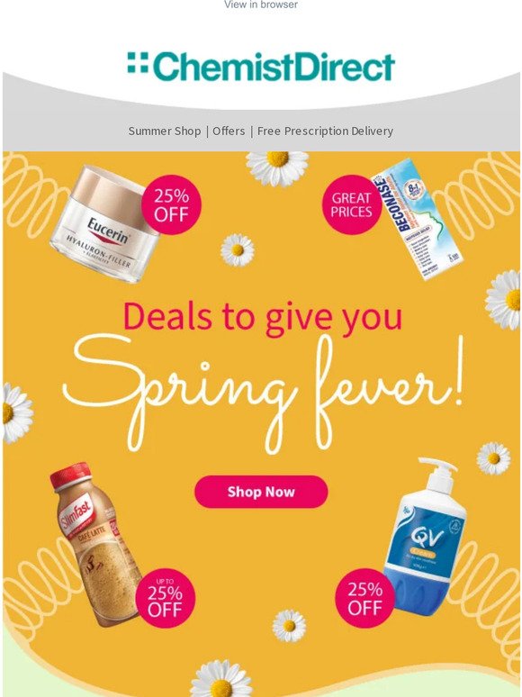 Deals to give you Spring Fever...