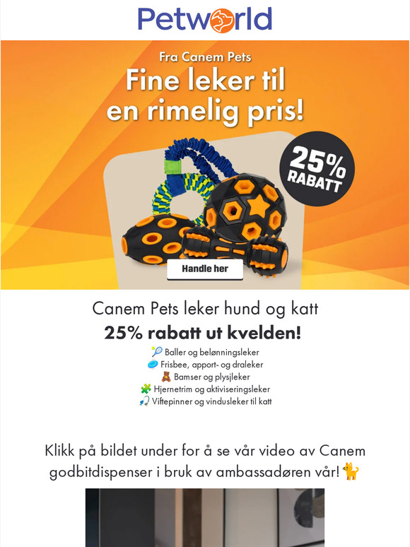 På tide å bytte ut litt gamle leker? 🐶🐈
