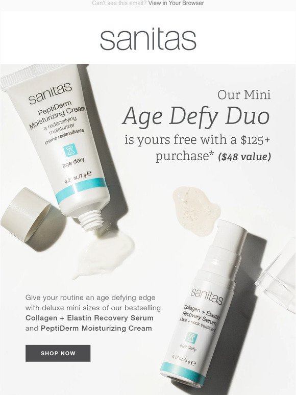 Your (free) $48 age defying duo✨